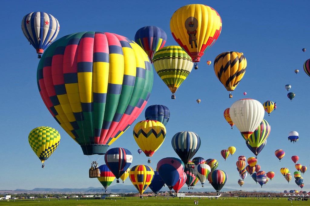 Balloons fill the NM skies