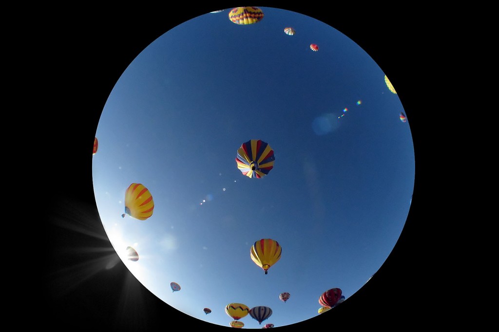 Fisheye of Balloons
