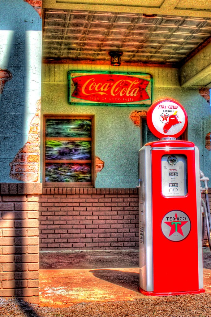 HDR- Old Gas Pump